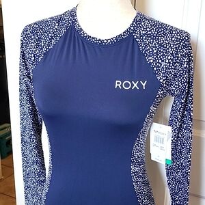 ☀️New!! Roxy Mood Indigo Chaos Long Sleeve Rashguard